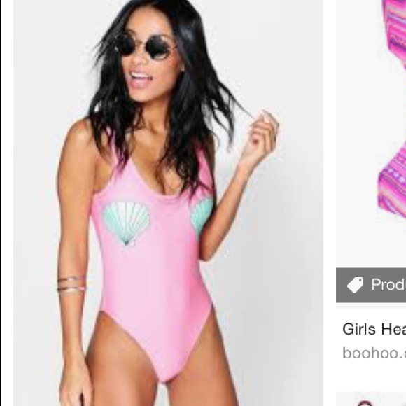 pink mermaid bathing suit